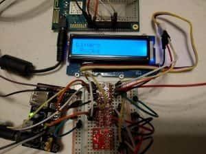 Blue LCD Wired Up