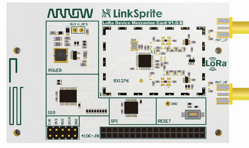 LoRa Mezzanine Card for 96board